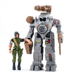 Set figurina actiune cu robot The Corps Exo Battle-Mech Gri