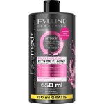 Eveline Cosmetics FaceMed+ Apa micela cu efect de curatare si indepartare a machiajului cu efect detoxifiant 650 ml, Eveline Cosmetics
