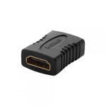 Adaptor HDMI mama la HDMI mama, negru, OEM