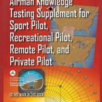 Airman Knowledge Testing Supplement for Sport Pilot, Recreational Pilot, Remote (Drone) Pilot, and Private Pilot FAA-CT-8080-2H: Flight Training Study - U S Department Of Transportation, U S Department Of Transportation