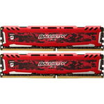 Memorie Crucial Ballistix Sport LT Red 32GB (2x16GB) DDR4 2666MHz CL16 Unbuffered DIMM