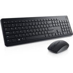 Kit tastatura + mouse wireless Dell KM3322W, Layout US International, Negru