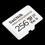 Card MicroSD 256GB, seria HIGH Endurance - SanDisk SDSQQNR-256G-GN6IA