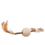 TRIXIE Feather Game Jucarie pentru pisici, cu clopotel 20cm