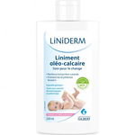 Liniment Oleo-calcaros pentru curatarea zonei scutecului, Liniderm, 250 ml