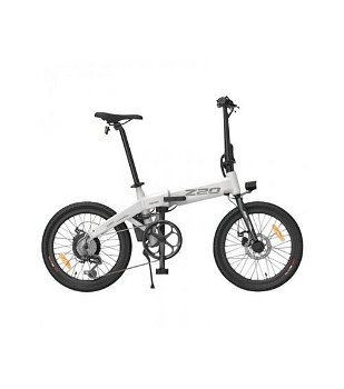 Bicicleta electrica pliabila Himo Z20, Viteza max. 25 Km/h, Autonomie max. 50 Km, Roti 20", Motor 250W (Alb)