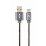 Cablu alimentare si date Gembird, USB 2.0 (T) la tip Lightning (T), 2m, Turcoaz / Alb, CC-USB2B-AMLM-2M-VW