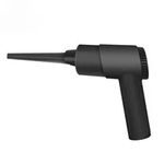 Suflanta Aer si Aspirator, Portabil, pentru Indepartare Praf PC, Aer conditionat, 6 Duze, 2 viteze, 50000 RPM, baterie 6000 mAh, negru, OEM