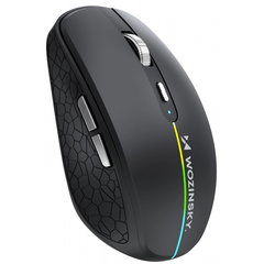 Mouse Gaming Wireless WZK WMGK-1132 1600DPI RGB BT / Wi-Fi Negru