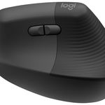 Mouse Logitech Lift Left Vertical Ergo Graphite Black PC