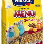 VITAKRAFT Premium Menu JUNIOR cu Ierburi Hrană completă pentru peruşi tineri500g, Vitakraft