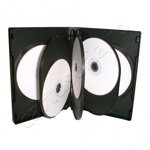 Carcasa plastic pentru 8 DVD-uri, 