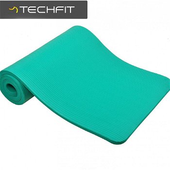 Saltea fitness/yoga TECHFIT FYMATGREEN10, 180 x 60 x 1 cm, verde