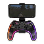 Gamepad wireless Bluetooth 5.0, suport telefon, Android/iOS/Windows, functie TURBO, iluminare RGB, iPega