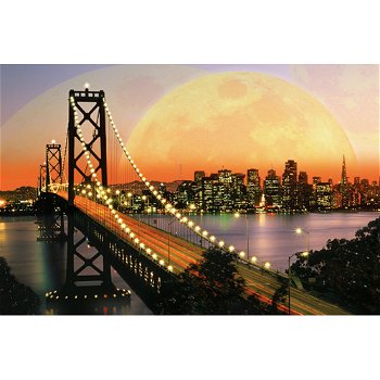 Ravensburger - Puzzle San Francisco noaptea, 3000 piese