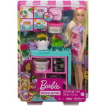 Set de joaca florarie Barbie cu plastilina Careers Florista, Mattel