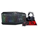Kit tastatura, mouse si mousepad S112 Gaming Essentials 4 in 1 RGB Black, Redragon