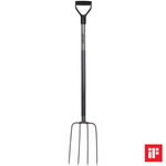 Furca ergonomica pentru compost FISKARS 133430, 137cm, otel