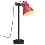vidaXL Lampă de birou 25 W, roșu uzat, 15x15x55 cm, E27, vidaXL