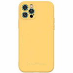 Husa Capac Spate Color Case Galben APPLE Iphone 12 Pro Max