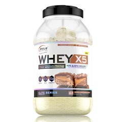 Genius Nutrition Whey-X5® proteine din zer cu enzime digestive aroma Choco-Hazelnut 2000 g, Genius Nutrition