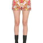 Moschino Shorts With Teddy Print PINK, Moschino