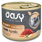OASY Conservă pentru câini, PUPPY, Small/Mini, cu Miel, fără cereale 200g, Oasy