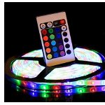 Banda RGB LED 5 metri, cu telecomanda si joc de lumini multicolore, VendaMagConcept