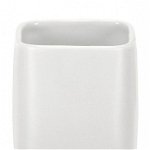  Suport periute de dinti Kleine Wolke Cubic, ceramica, alb, 7.4x9.1cm, Cod 34057, 