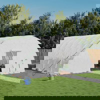 Sera Cu Cadru Din Otel Alb 72 M² 12X6X2 85 M