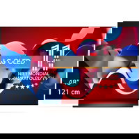 LG Televizor LG OLED evo 48C42LA, 121 cm, Smart, 4K Ultra HD, 100 Hz, Clasa G, Gri inchis, LG