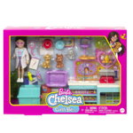 Set de joaca, Mattel, Barbie Chelsea Veterinar