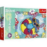 Puzzle 30. Stitch in vacanta, Trefl, 