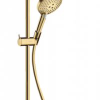 Coloana dus cu baterie termostatata inclusa culoare auriu lucios, Hansgrohe, Croma Select S, Hansgrohe
