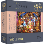 Puzzle din lemn Trefl - Camera magica, 1000 piese
