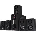 Sistem audio Serioux SoundRise 5.1, 105W, Bluetooth, Negru