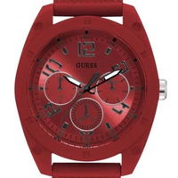 Ceas cu functii multiple si curea din silicon cu aspect texturat