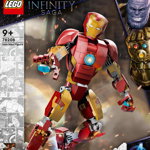 LEGO® Super Heroes - Figurina Iron Man 76206, 381 piese, LEGO