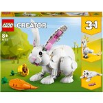 LEGO   Creator 3 in 1 - Iepure alb 31133, 258 piese