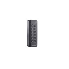 Cititor card cu tastatura Hikvision, DS-K1802MK; citeste carduri MIFARE; frecventa operare: 13.56MHz; indicator LED de stare si alimentare; Processor: 32-bit; Reading Range: <50mm (<1.97); Supports Wiegand (W27/W35) protocol, Dust-proof, IP 65; Cititor card cu tastatura Hikvision, DS-K1802MK; citeste carduri MIFARE; frecventa operare: 13.56MHz; indicator LED de stare si alimentare; Processor: 32-bit; Reading Range: <50mm (<1.97); Supports Wiegand (W27/W35) protocol, Dust-proof, IP 65;
