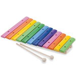 New classic toys - Xilofon lemn, 12 note colorate