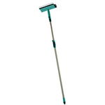 Aparat pentru curatat geamuri, Leifheit, Cleaner Brush, cu maner telescopic 120 - 200 cm, gri/turcoaz, Leifheit