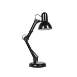 Lampa birou Colinezza, halogen, metal, 1 x E27, negru, 53 x 15.5 cm, Mathaus