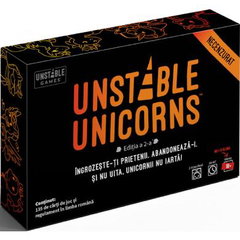 Joc de societate UNSTABLE UNICORNS NSFW UNINSFW, 18 ani+, 2-8 jucatori