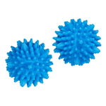 Set 2 bile pentru uscarea si catifelarea rufelor, Wenko, Blue, 7 cm Ø, Wenko