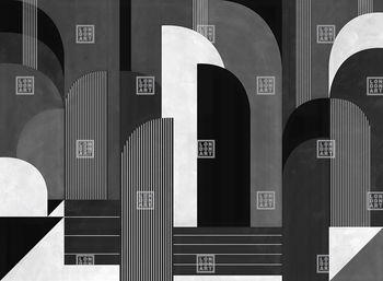 Tapet Exclusive Wallpaper / Impression d'Orient Re-Edition (negru), Londonart , Londonart