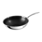 Tigaie wok Berlinger Haus Eternal, suprafata anti-zgarieturi, inox 18/10, inductie, compatibila cuptor 220 ° C, 28 cm