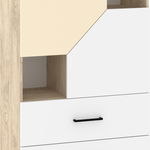 Pax Pax-14 Rack Low 80 2D2S Stejar Endgrain/Alb/Crem, MEBLOCROSS