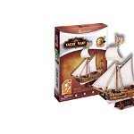 Puzzle 3D Cubic Fun - Yacht Mary, 83 piese (Cubic-Fun-T4010H), Cubic Fun