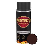 Vopsea spray termorezistenta Protecta, maro, mat, interior/exterior, 400 ml, Protecta